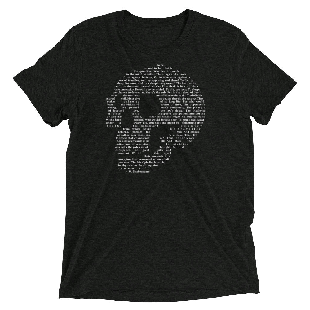 Hamlet Soliloquy Men's Tri-Blend Tee Hoodie, Sweatshirt | CoreVibeTees.com (Image 1)