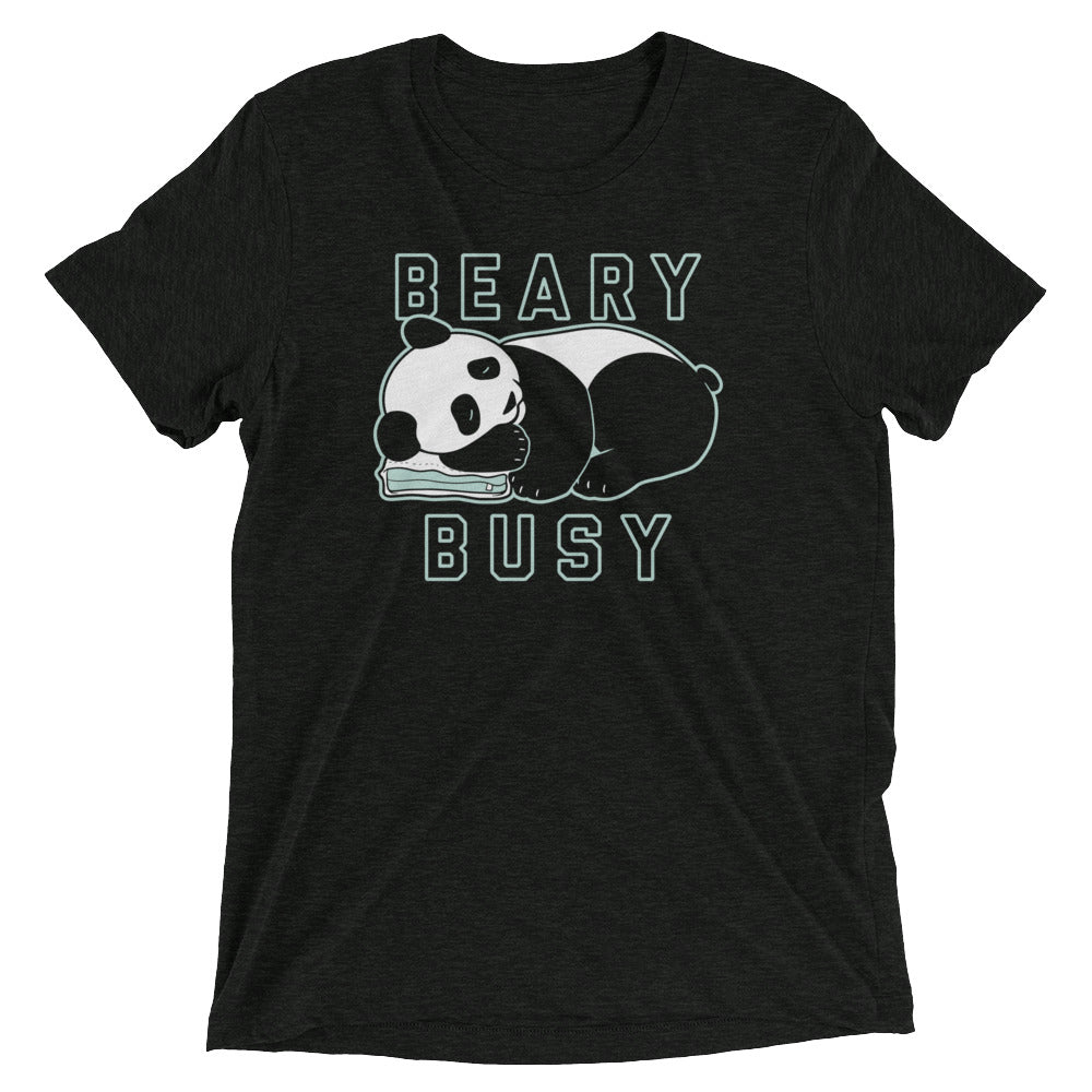 Beary Busy Men's Tri-Blend Tee Hoodie, Sweatshirt | CoreVibeTees.com (Image 1)