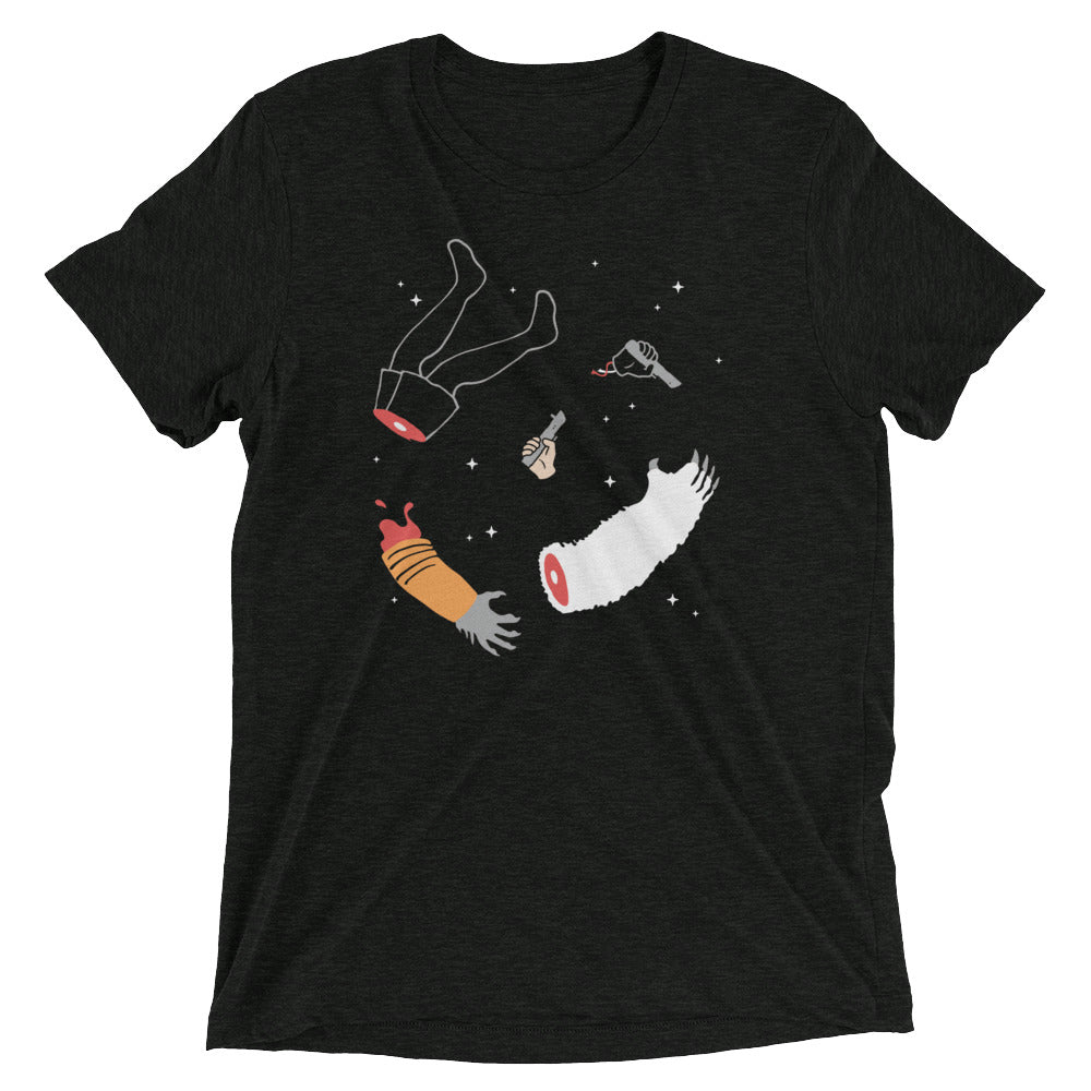 Floating Limbs Men's Tri-Blend Tee Hoodie, Sweatshirt | CoreVibeTees.com (Image 1)