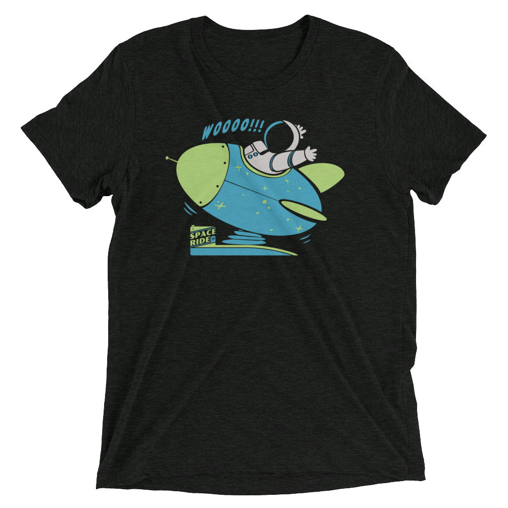 Space Ride Men's Tri-Blend Tee Hoodie, Sweatshirt | CoreVibeTees.com (Image 2)