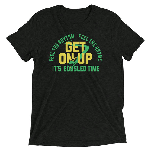 It's Bobsled Time Men's Tri-Blend Tee Hoodie, Sweatshirt | CoreVibeTees.com (Image 1)