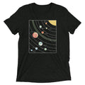 9 Planets Men's Tri-Blend Tee Hoodie, Sweatshirt | CoreVibeTees.com (Image 1)