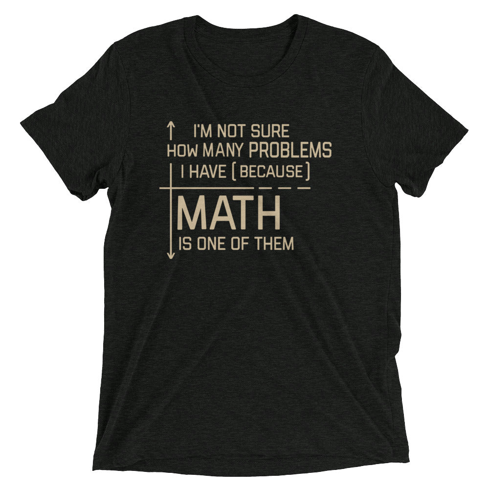 I'm Not Sure How Many Problems I Have Men's Tri-Blend Tee Hoodie, Sweatshirt | CoreVibeTees.com (Image 1)