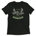 I'm Not Superstitious, But I Am A Little Stitious Men's Tri-Blend Tee Hoodie, Sweatshirt | CoreVibeTees.com (Image 1)