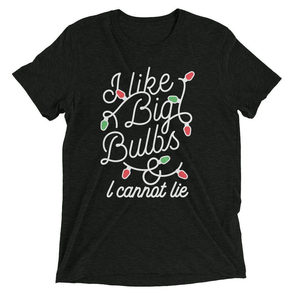 I Like Big Bulbs & I Cannot Lie Men's Tri-Blend Tee Hoodie, Sweatshirt | CoreVibeTees.com (Image 2)