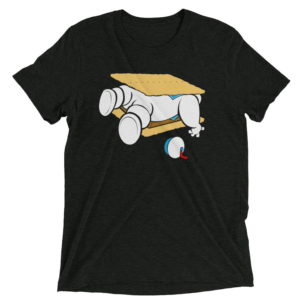 Stay S'more Men's Tri-Blend Tee Hoodie, Sweatshirt | CoreVibeTees.com (Image 2)