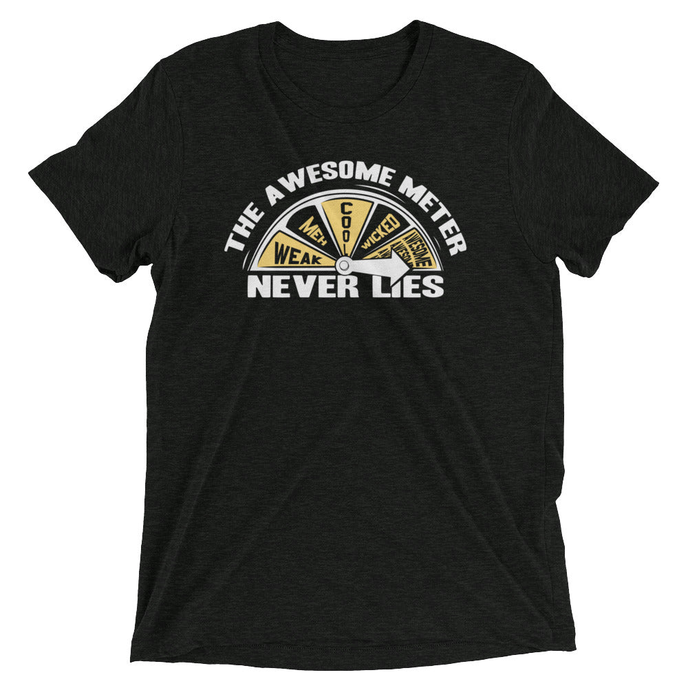The Awesome Meter Men's Tri-Blend Tee Hoodie, Sweatshirt | CoreVibeTees.com (Image 2)