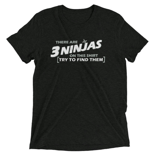 3 Ninjas Men's Tri-Blend Tee Hoodie, Sweatshirt | CoreVibeTees.com (Image 2)