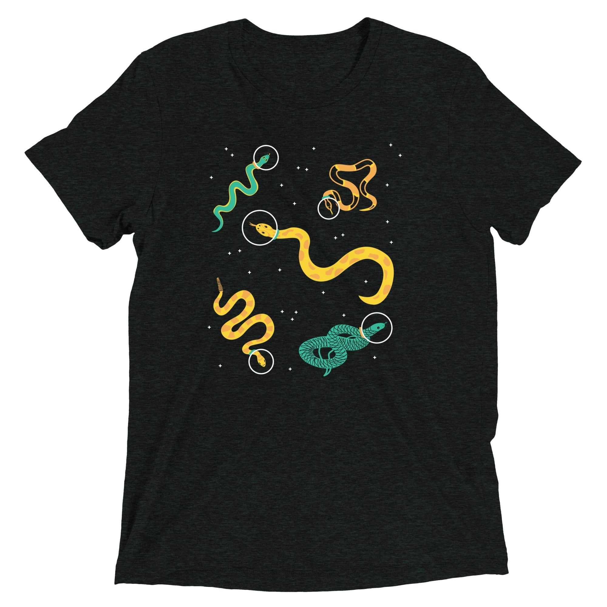 Snakes In Space Men's Tri-Blend Tee Hoodie, Sweatshirt | CoreVibeTees.com (Image 1)