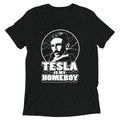 Tesla Is My Homeboy Men's Tri-Blend Tee Hoodie, Sweatshirt | CoreVibeTees.com (Image 1)