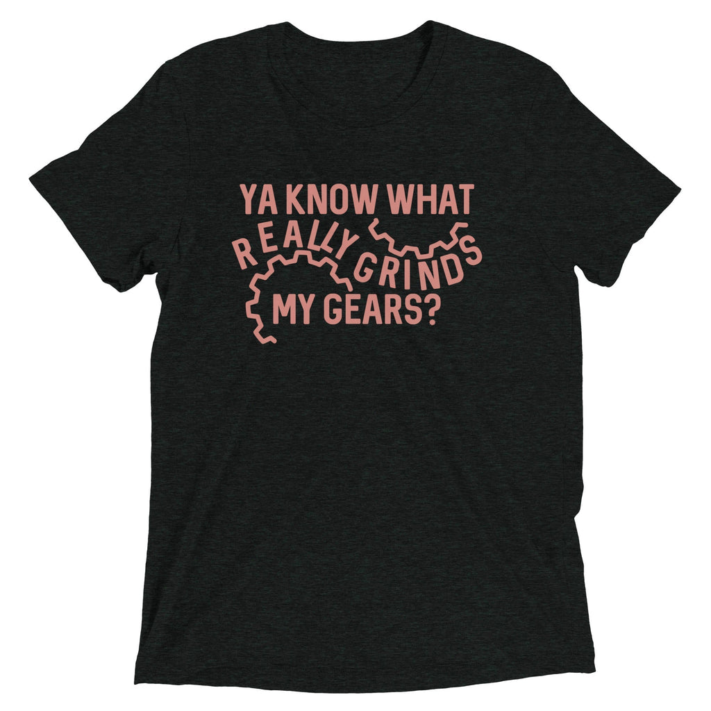 Grinds My Gears Men's Tri-Blend Tee Hoodie, Sweatshirt | CoreVibeTees.com (Image 2)