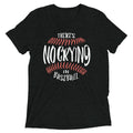 There's No Crying In Baseball Men's Tri-Blend Tee Hoodie, Sweatshirt | CoreVibeTees.com (Image 1)
