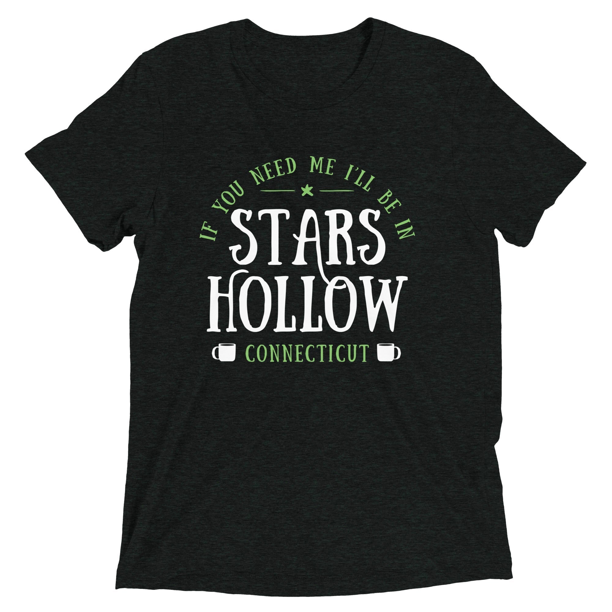 Stars Hollow Men's Tri-Blend Tee Hoodie, Sweatshirt | CoreVibeTees.com (Image 2)
