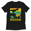 Isla Nublar National Park Men's Tri-Blend Tee Hoodie, Sweatshirt | CoreVibeTees.com (Image 1)