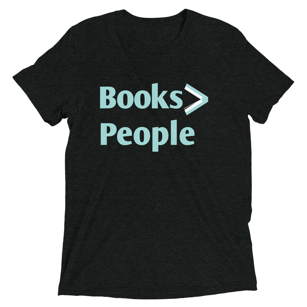 Books>People Men's Tri-Blend Tee Hoodie, Sweatshirt | CoreVibeTees.com (Image 2)