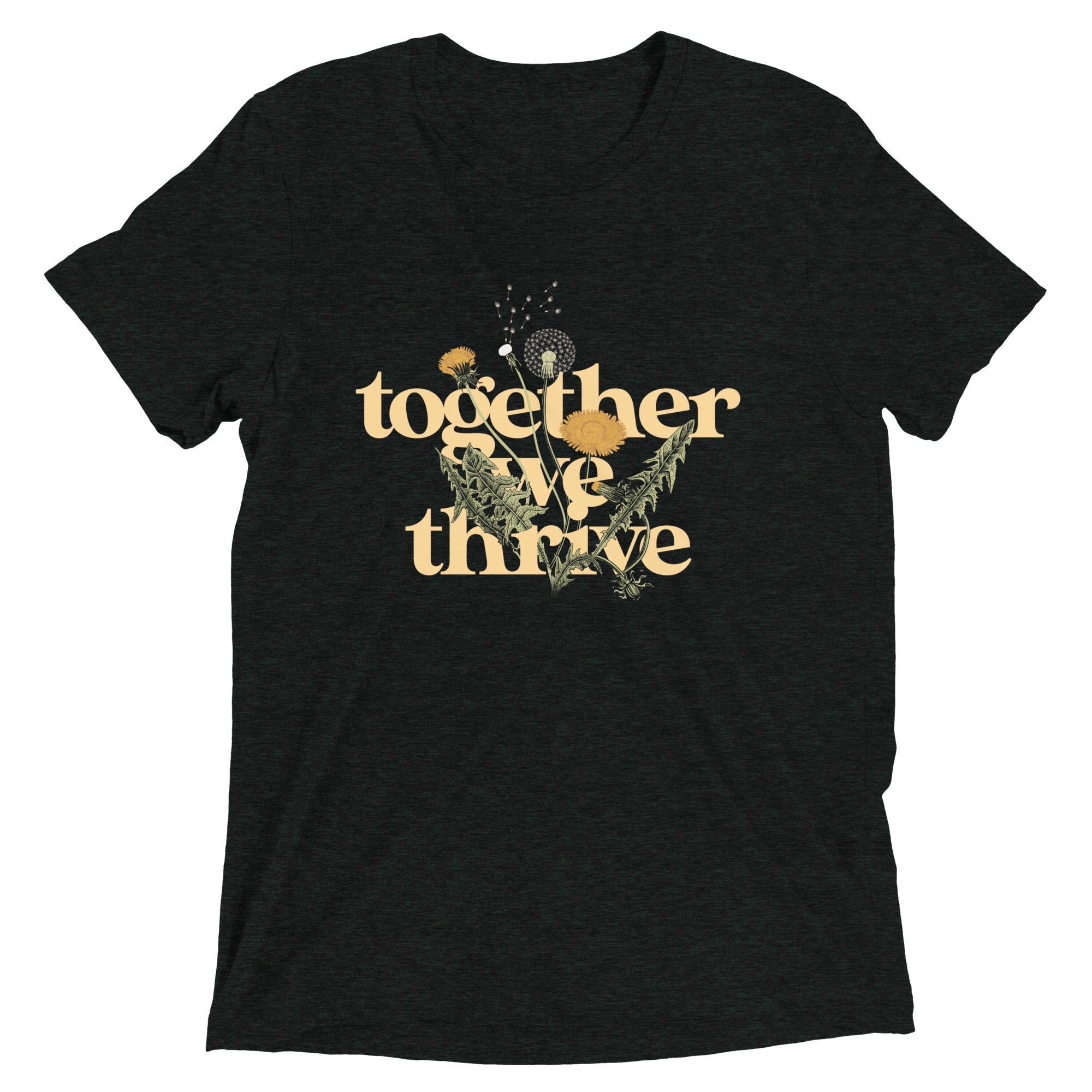 Together We Thrive Men's Tri-Blend Tee Hoodie, Sweatshirt | CoreVibeTees.com (Image 1)