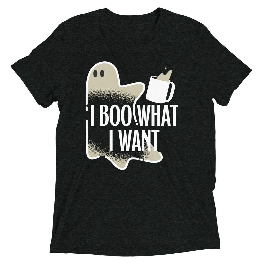 I Boo What I Want Men's Tri-Blend Tee Hoodie, Sweatshirt | CoreVibeTees.com (Image 1)
