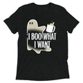 I Boo What I Want Men's Tri-Blend Tee Hoodie, Sweatshirt | CoreVibeTees.com (Image 1)