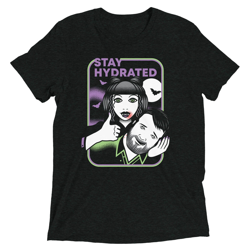 Stay Hydrated Men's Tri-Blend Tee Hoodie, Sweatshirt | CoreVibeTees.com (Image 1)