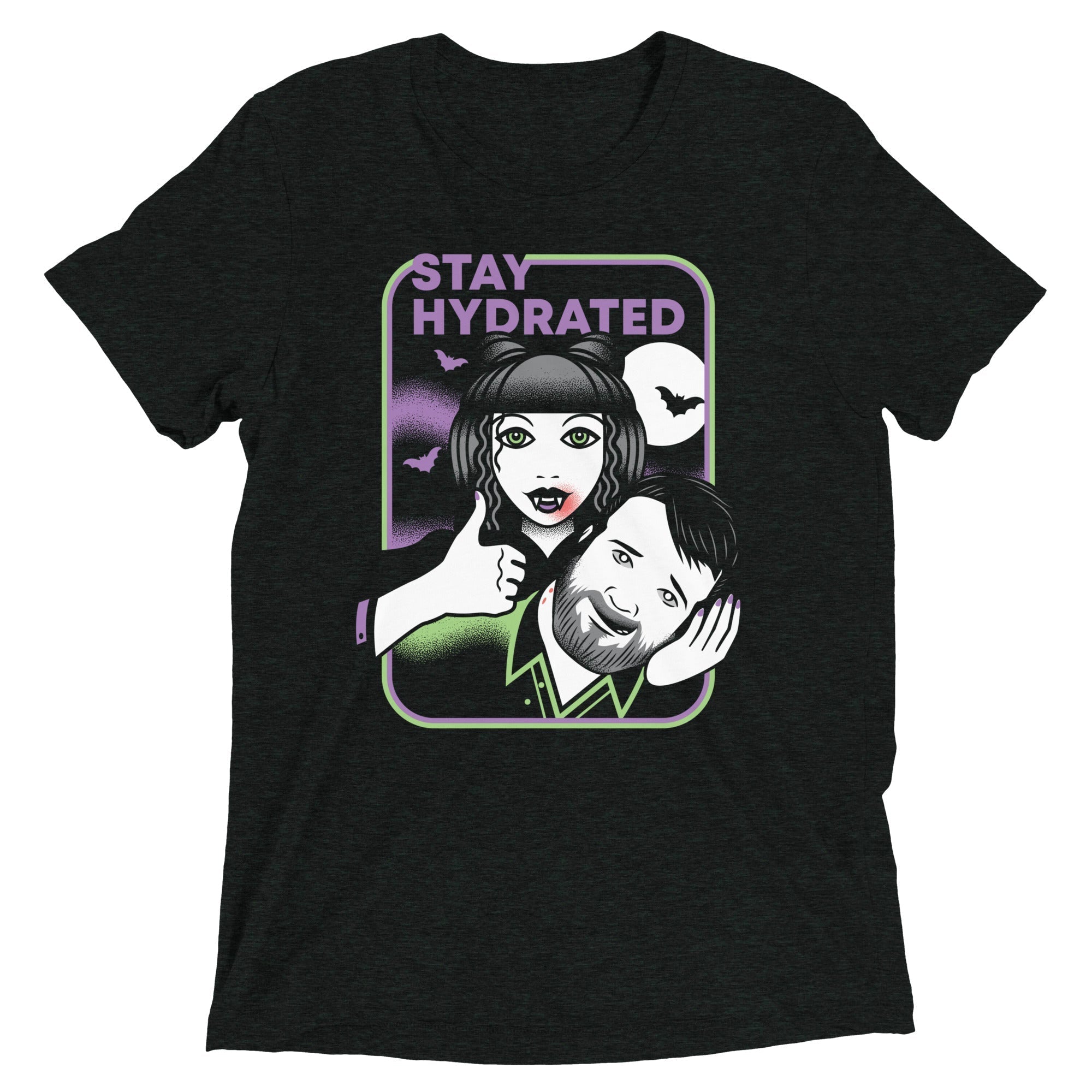 Stay Hydrated Men's Tri-Blend Tee Hoodie, Sweatshirt | CoreVibeTees.com (Image 1)