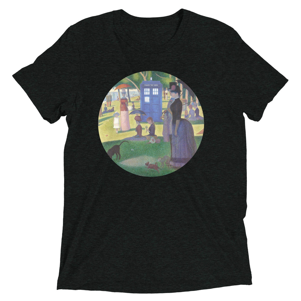 Tardis On La Grande Men's Tri-Blend Tee Hoodie, Sweatshirt | CoreVibeTees.com (Image 2)