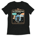 The Universal Cat Distribution System Men's Tri-Blend Tee Hoodie, Sweatshirt | CoreVibeTees.com (Image 1)