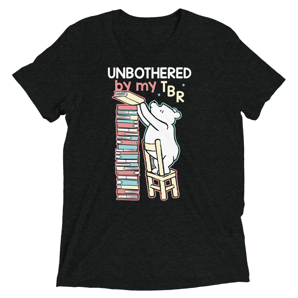 Unbothered By My TBR Men's Tri-Blend Tee Hoodie, Sweatshirt | CoreVibeTees.com (Image 1)