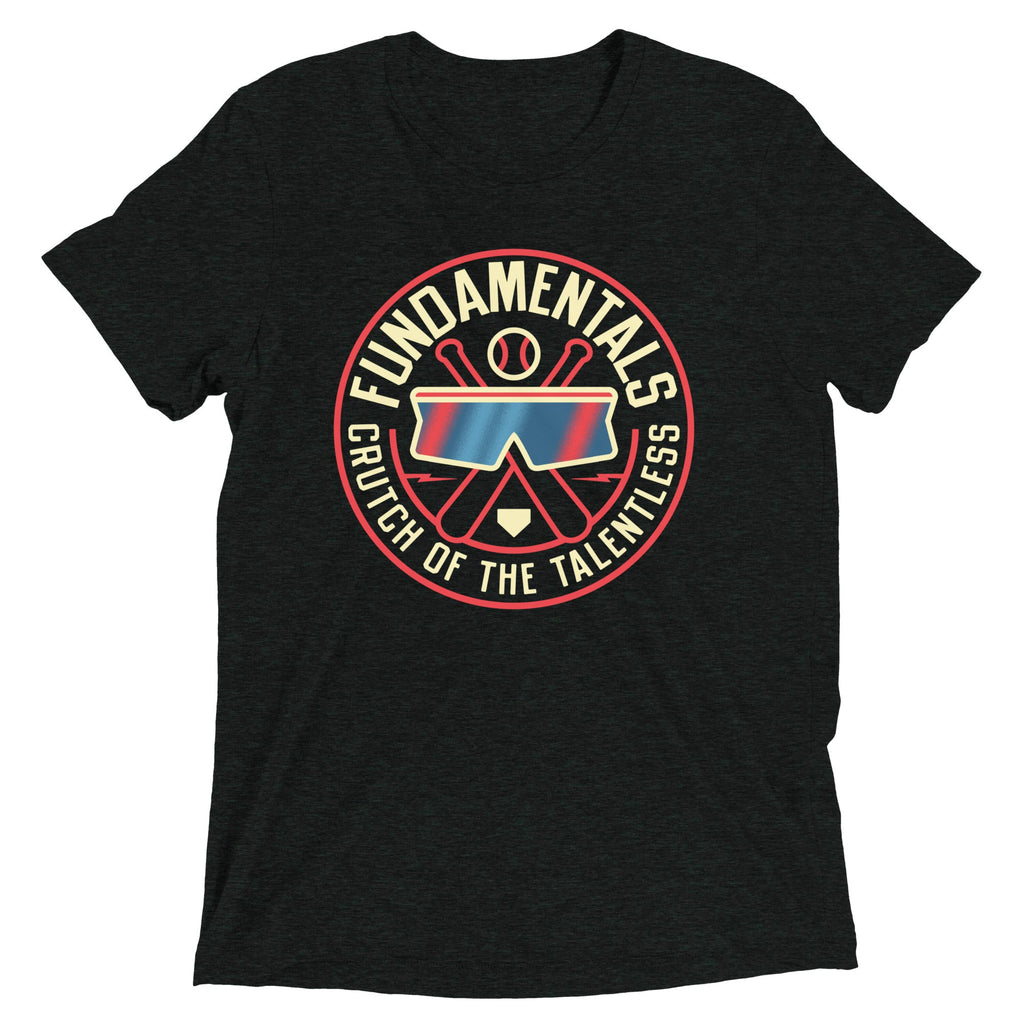 Fundamentals Crutch Of The Talentless Men's Tri-Blend Tee Hoodie, Sweatshirt | CoreVibeTees.com (Image 2)