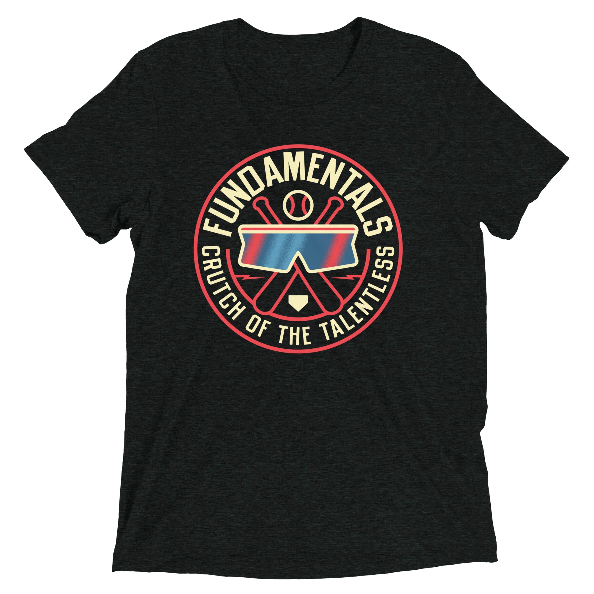 Fundamentals Crutch Of The Talentless Men's Tri-Blend Tee Hoodie, Sweatshirt | CoreVibeTees.com (Image 2)