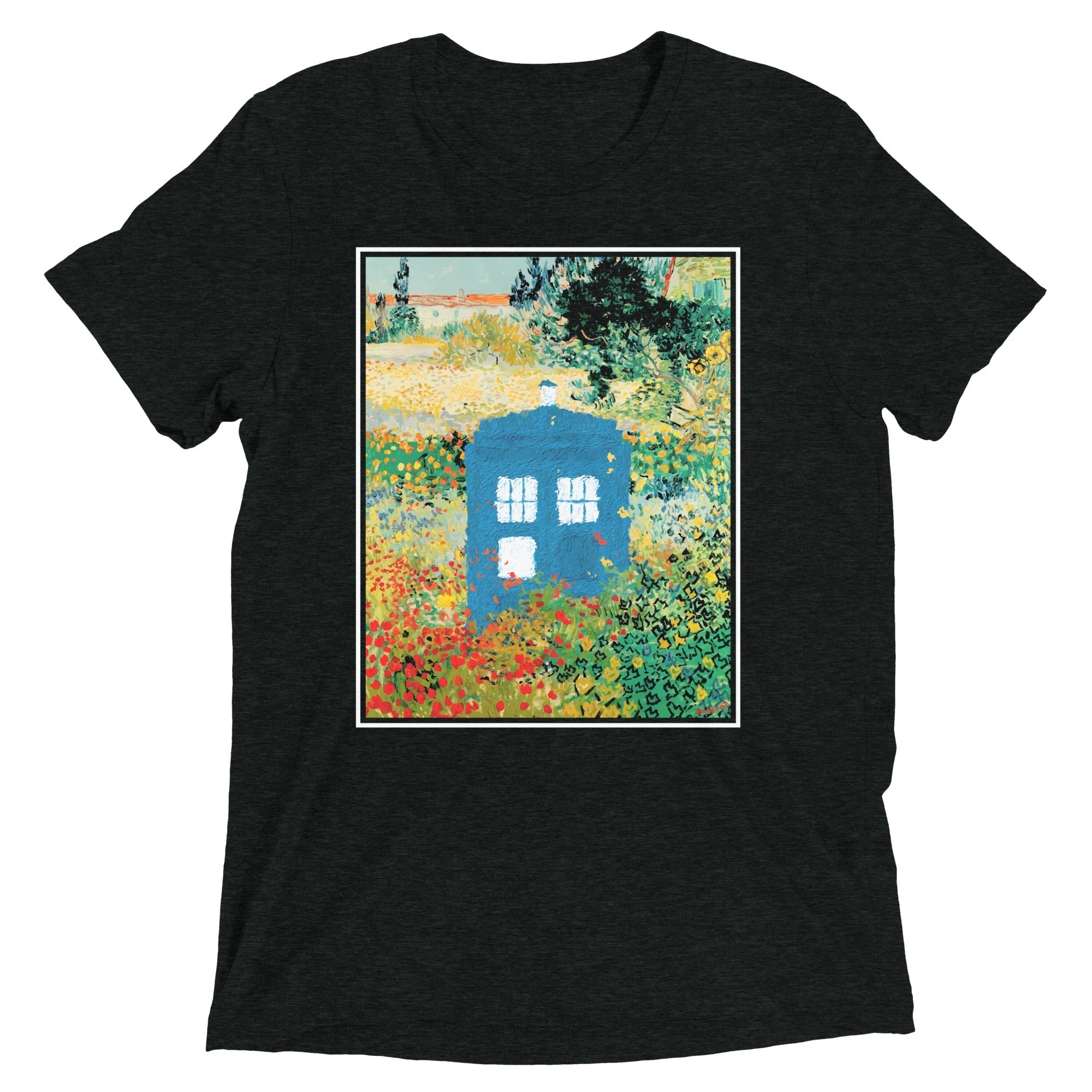 Garden In Bloom Men's Tri-Blend Tee Hoodie, Sweatshirt | CoreVibeTees.com (Image 2)