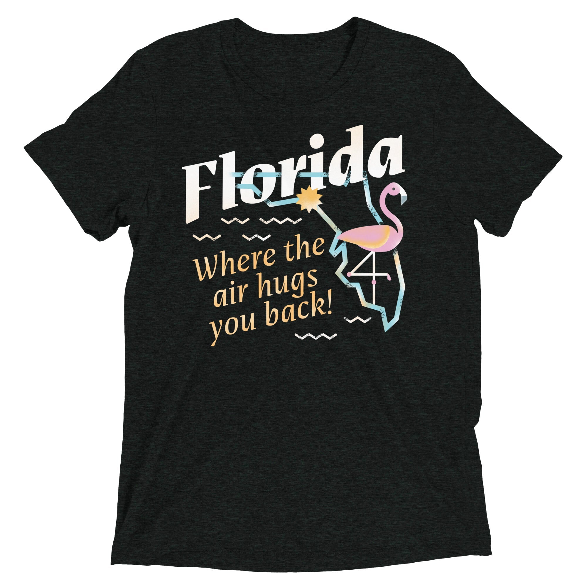 Florida Where The Air Hugs You Back Men's Tri-Blend Tee