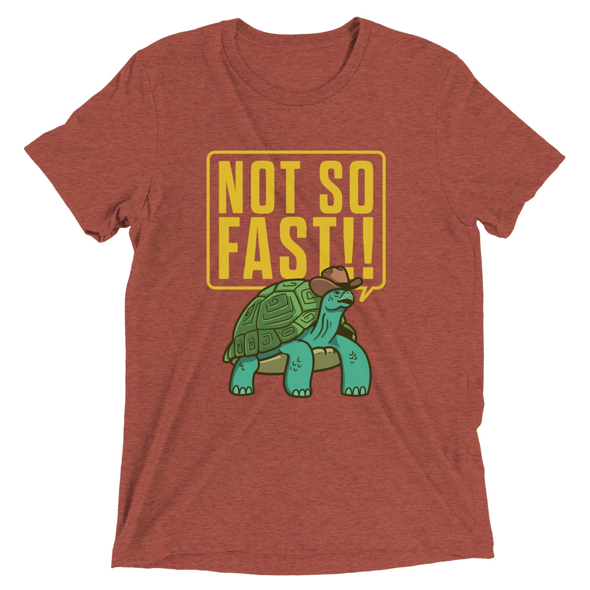 Not So Fast!! Men's Tri-Blend Tee Hoodie, Sweatshirt | CoreVibeTees.com (Image 4)