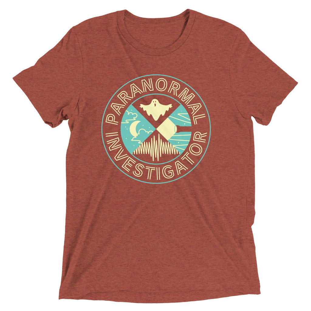 Paranormal Investigator Men's Tri-Blend Tee Hoodie, Sweatshirt | CoreVibeTees.com (Image 5)