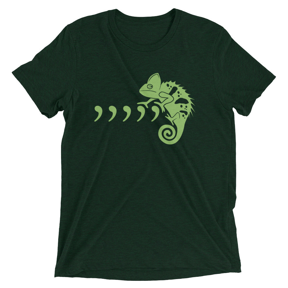 Comma Chameleon Men's Tri-Blend Tee Hoodie, Sweatshirt | CoreVibeTees.com (Image 3)