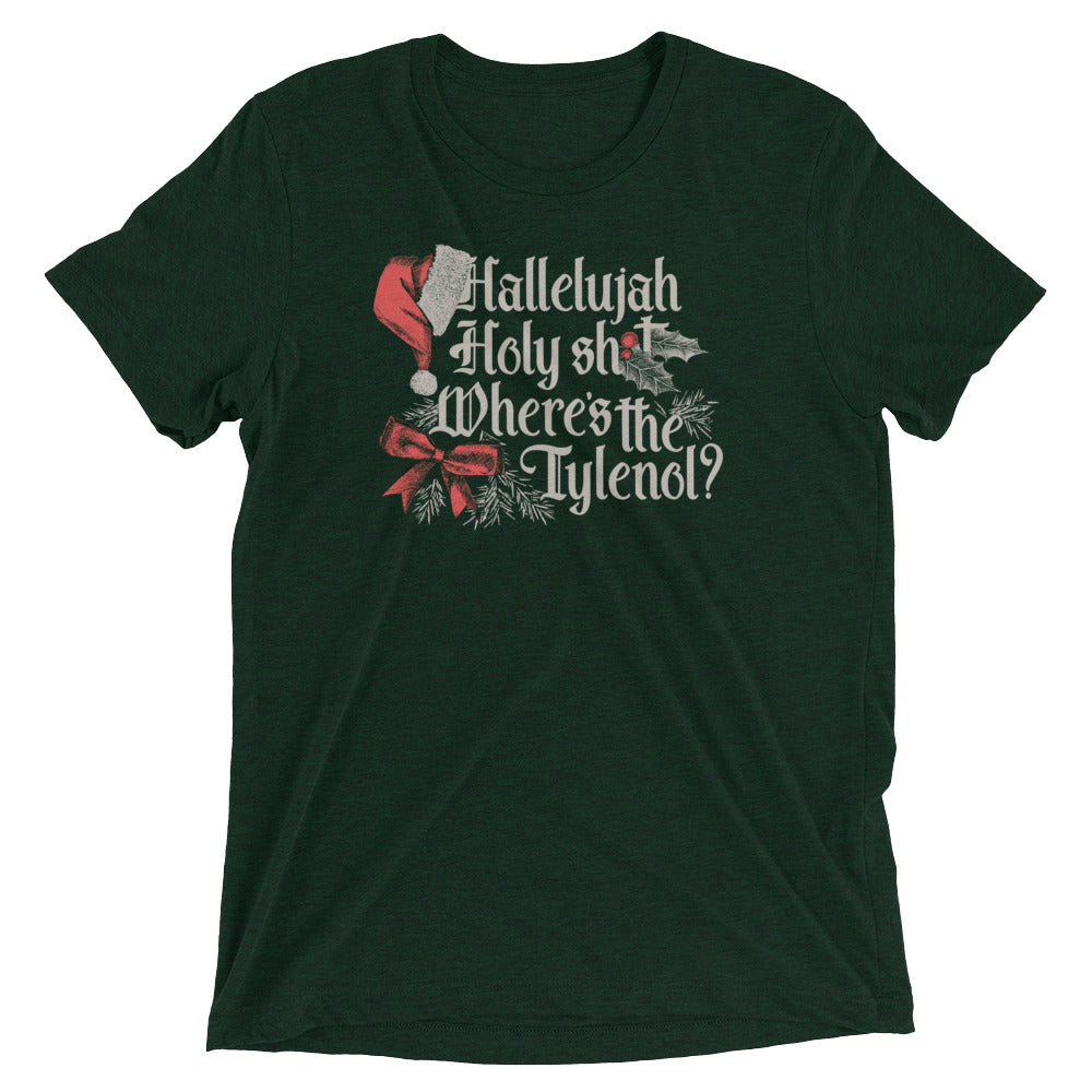 Where's The Tylenol? Men's Tri-Blend Tee Hoodie, Sweatshirt | CoreVibeTees.com (Image 2)