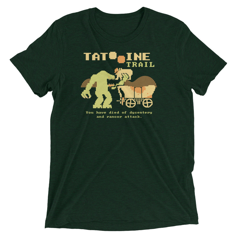 Tatooine Trail Men's Tri-Blend Tee Hoodie, Sweatshirt | CoreVibeTees.com (Image 3)