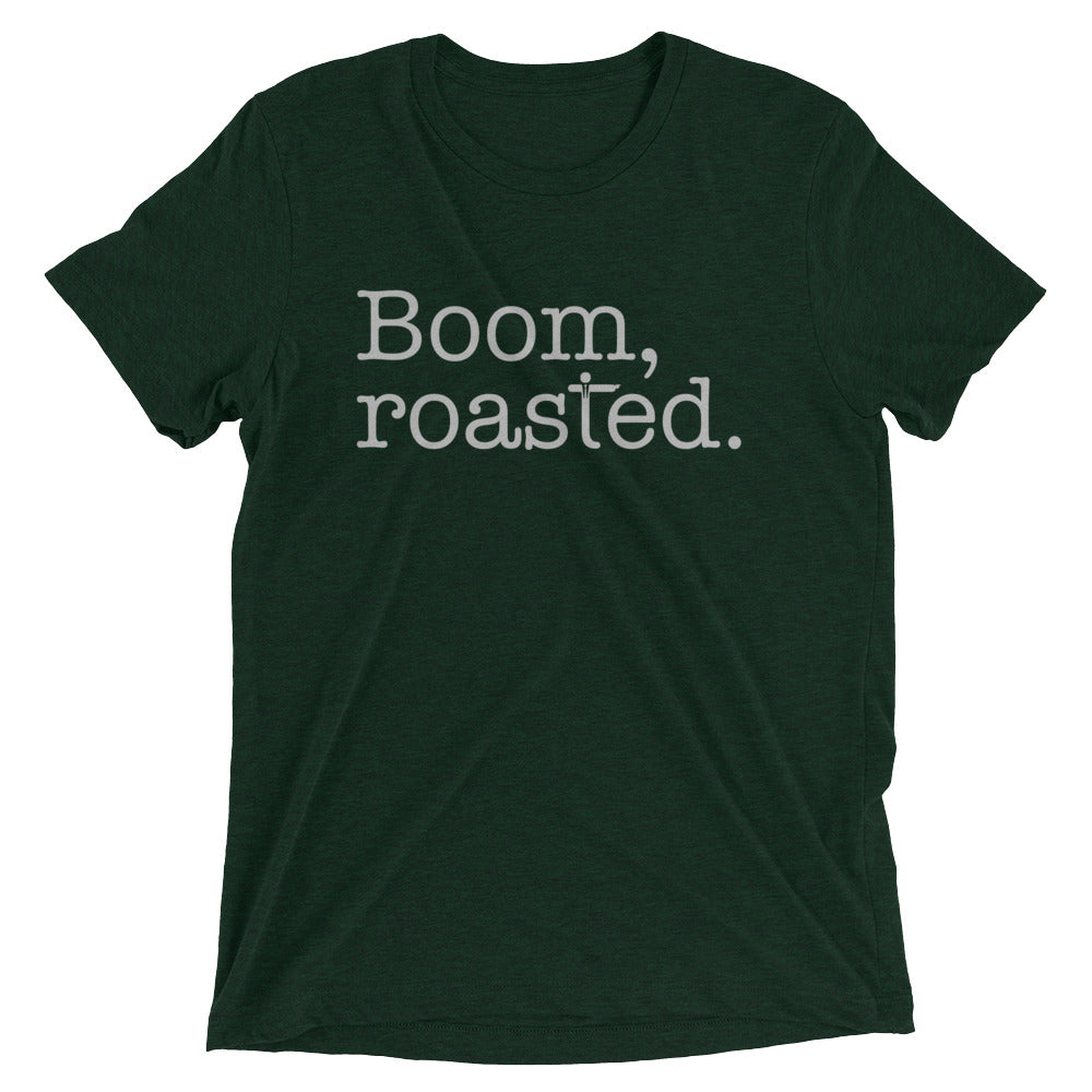 Boom, Roasted Men's Tri-Blend Tee Hoodie, Sweatshirt | CoreVibeTees.com (Image 2)
