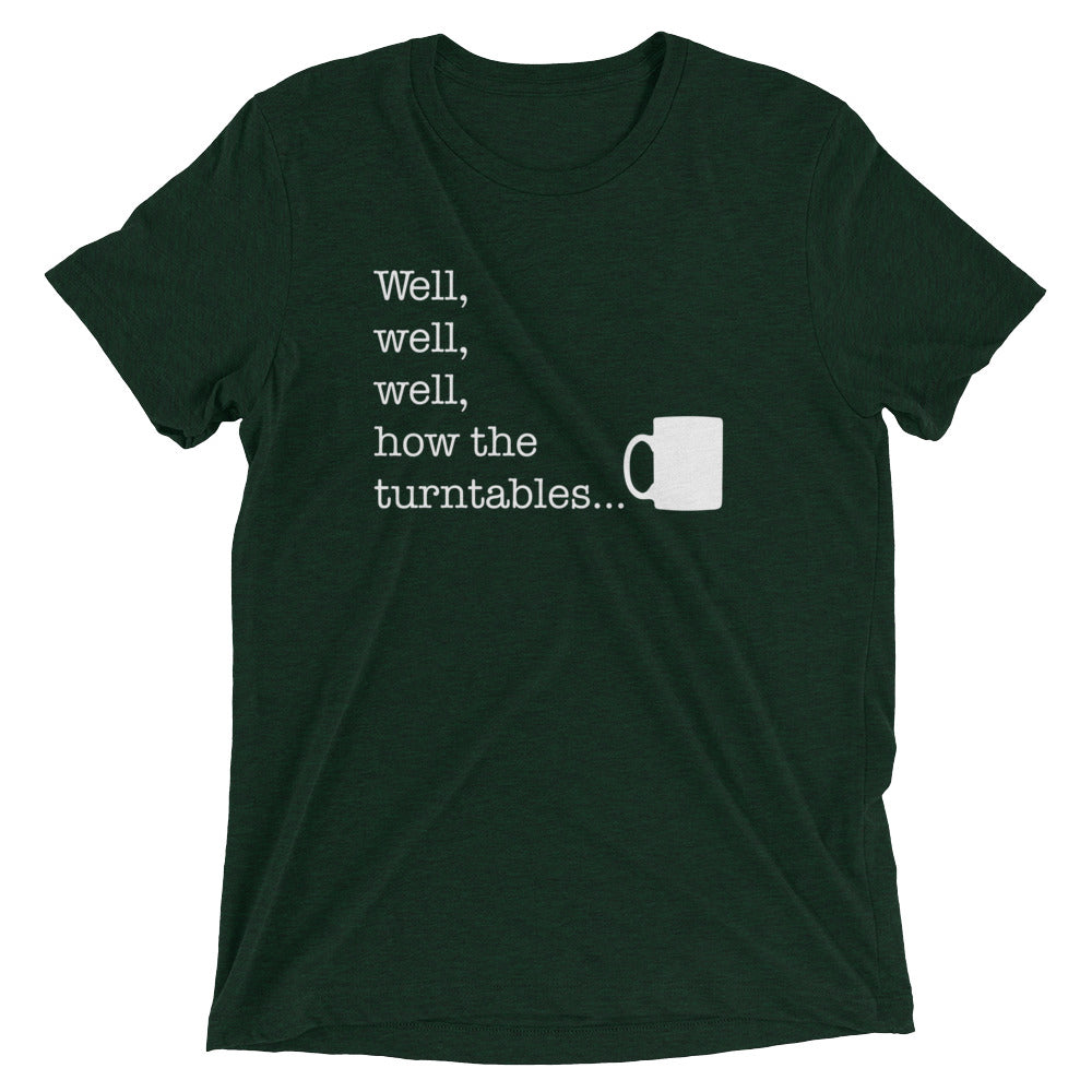 Well, Well, Well, How The Turntables Men's Tri-Blend Tee Hoodie, Sweatshirt | CoreVibeTees.com (Image 2)