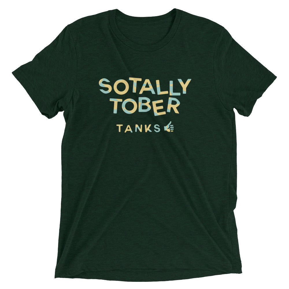 Sotally Tober Men's Tri-Blend Tee Hoodie, Sweatshirt | CoreVibeTees.com (Image 2)