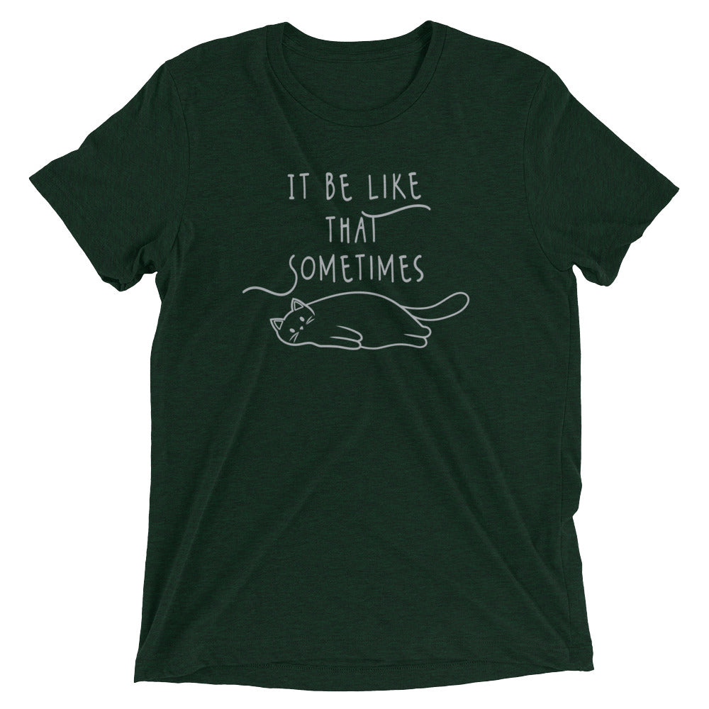 It Be Like That Sometimes Men's Tri-Blend Tee Hoodie, Sweatshirt | CoreVibeTees.com (Image 2)