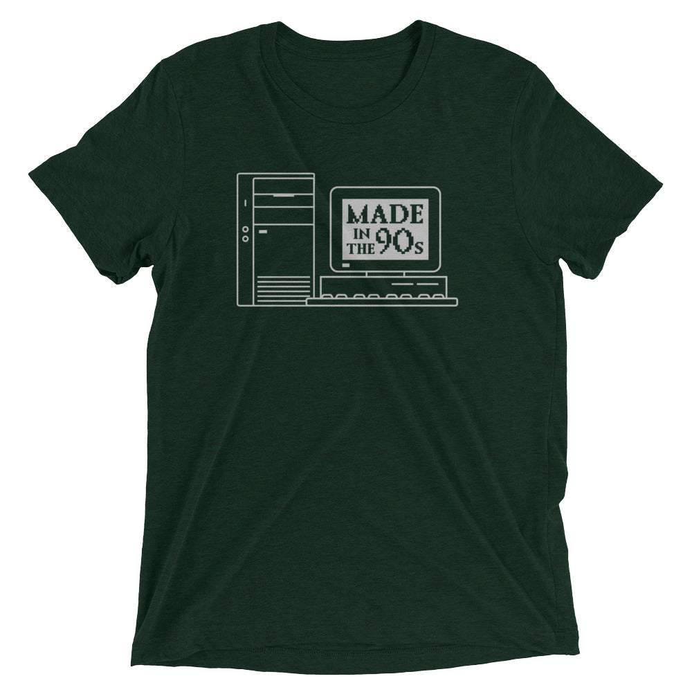 Made In The 90s Men's Tri-Blend Tee Hoodie, Sweatshirt | CoreVibeTees.com (Image 2)