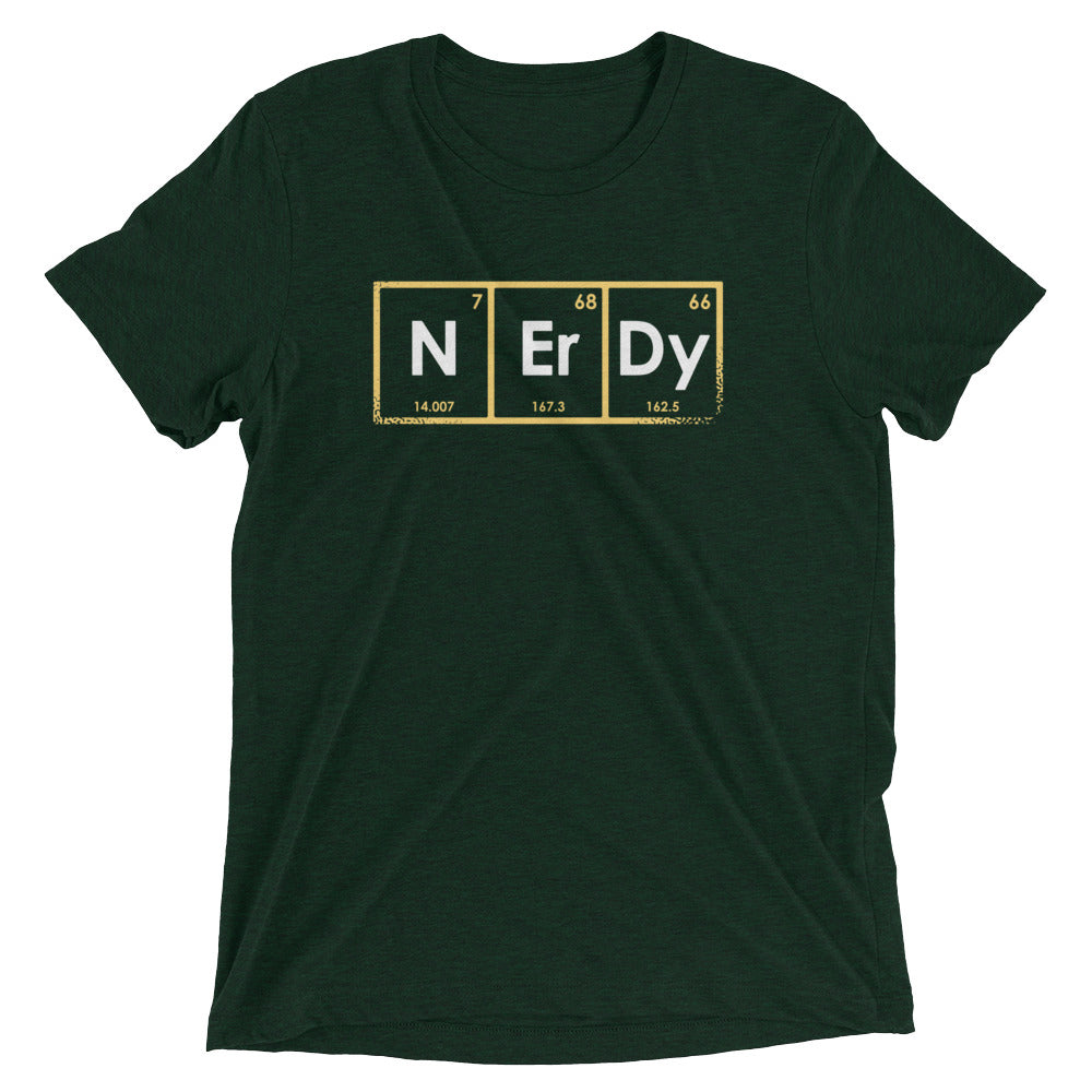 NErDy Elements Men's Tri-Blend Tee Hoodie, Sweatshirt | CoreVibeTees.com (Image 2)