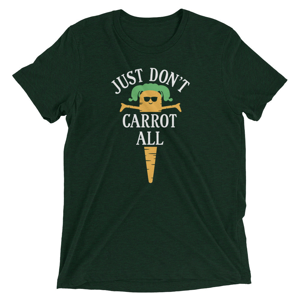Just Don't Carrot All Men's Tri-Blend Tee Hoodie, Sweatshirt | CoreVibeTees.com (Image 3)