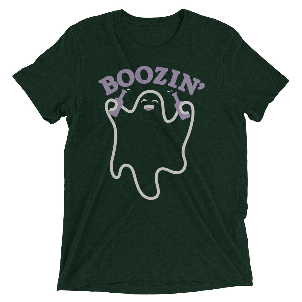 Boozin' Men's Tri-Blend Tee Hoodie, Sweatshirt | CoreVibeTees.com (Image 2)
