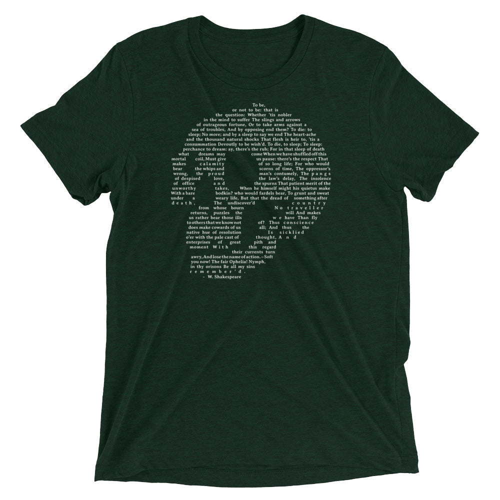 Hamlet Soliloquy Men's Tri-Blend Tee Hoodie, Sweatshirt | CoreVibeTees.com (Image 2)