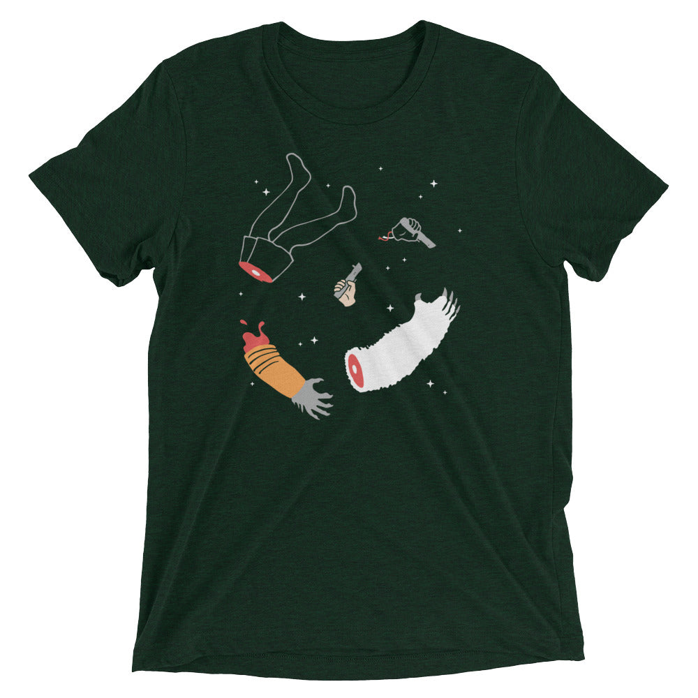 Floating Limbs Men's Tri-Blend Tee Hoodie, Sweatshirt | CoreVibeTees.com (Image 2)