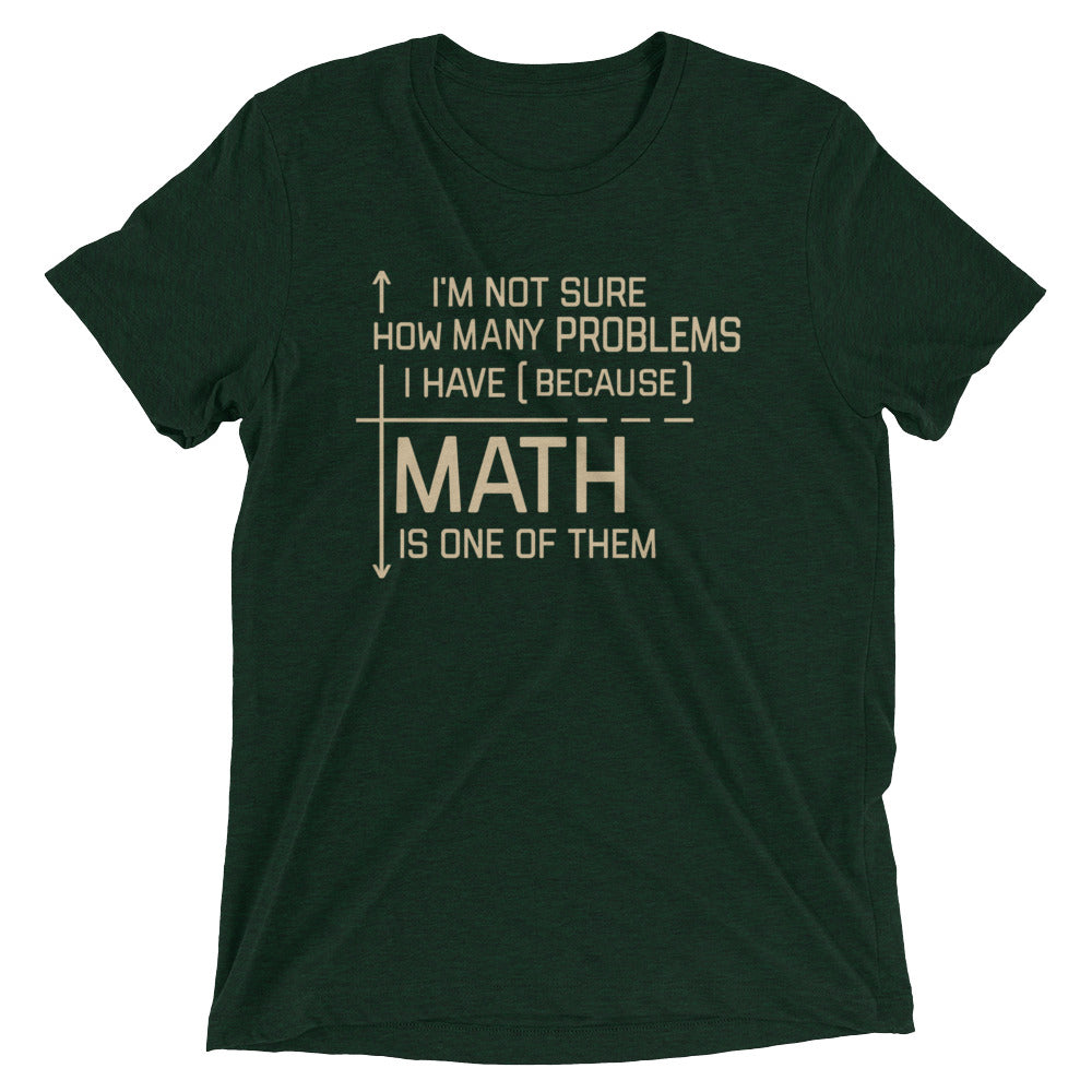 I'm Not Sure How Many Problems I Have Men's Tri-Blend Tee Hoodie, Sweatshirt | CoreVibeTees.com (Image 2)