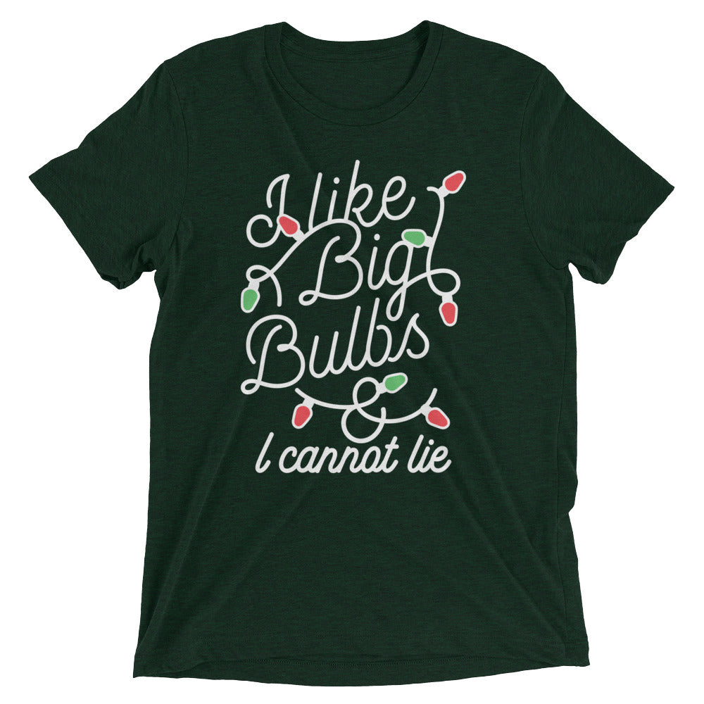 I Like Big Bulbs & I Cannot Lie Men's Tri-Blend Tee Hoodie, Sweatshirt | CoreVibeTees.com (Image 3)