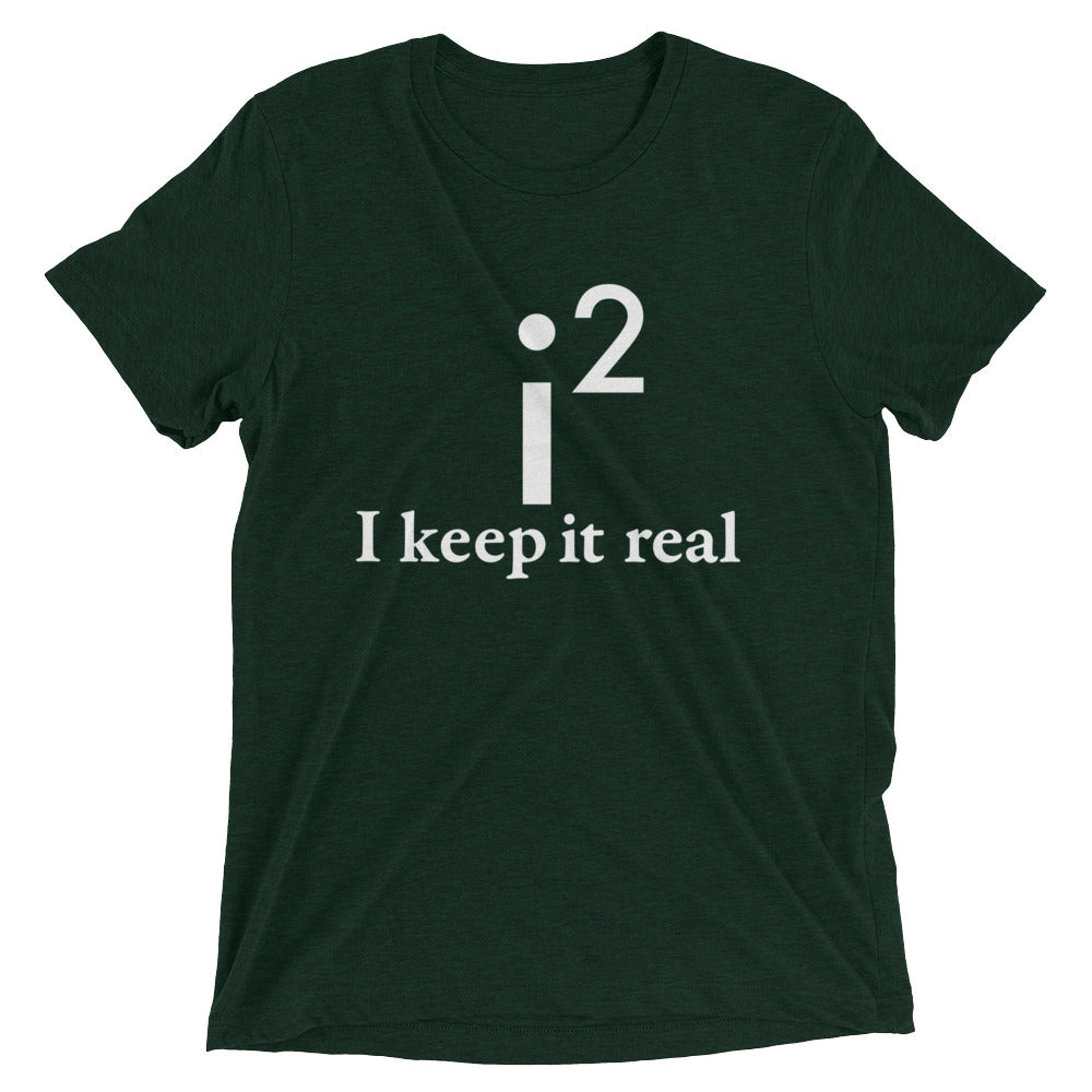 I Keep It Real Men's Tri-Blend Tee Hoodie, Sweatshirt | CoreVibeTees.com (Image 3)