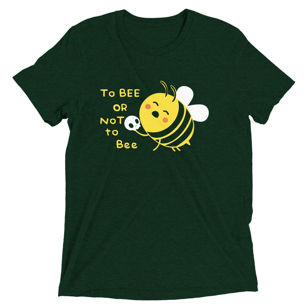 To Bee Or Not To Bee Men's Tri-Blend Tee Hoodie, Sweatshirt | CoreVibeTees.com (Image 2)